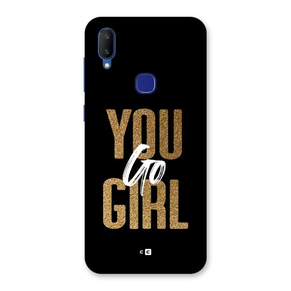 Confident Girl Back Case for Vivo V11