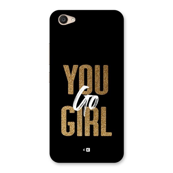 Confident Girl Back Case for Vivo V5 Plus