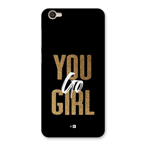 Confident Girl Back Case for Vivo Y55s