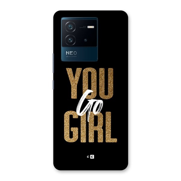 Confident Girl Back Case for Vivo iQOO Neo 6 5G