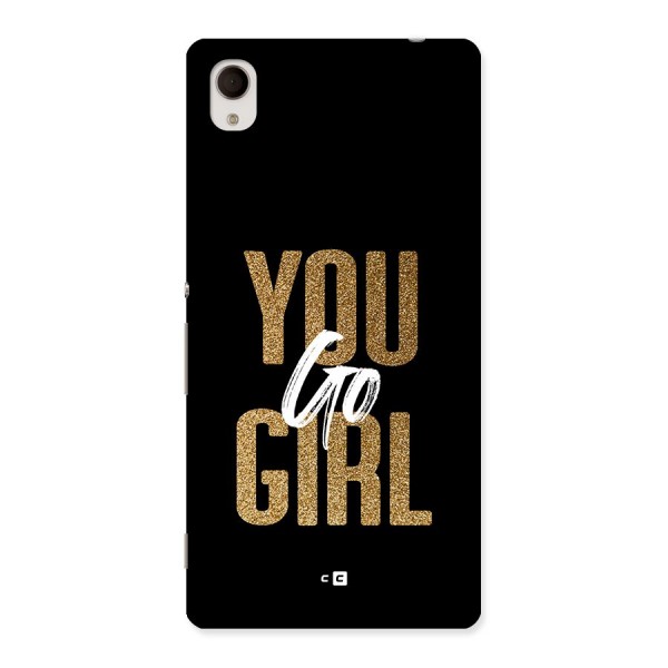 Confident Girl Back Case for Xperia M4