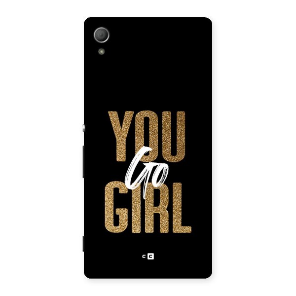 Confident Girl Back Case for Xperia Z4