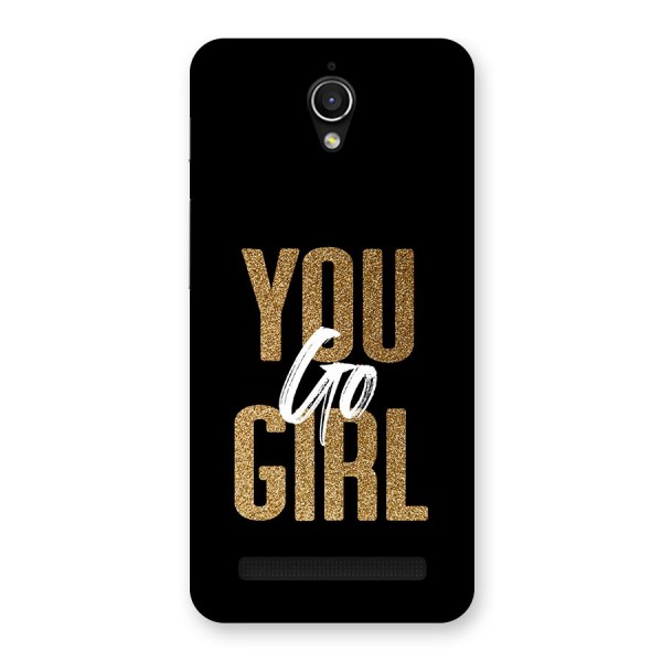 Confident Girl Back Case for Zenfone Go