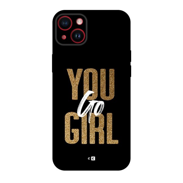 Confident Girl Back Case for iPhone 14 Plus