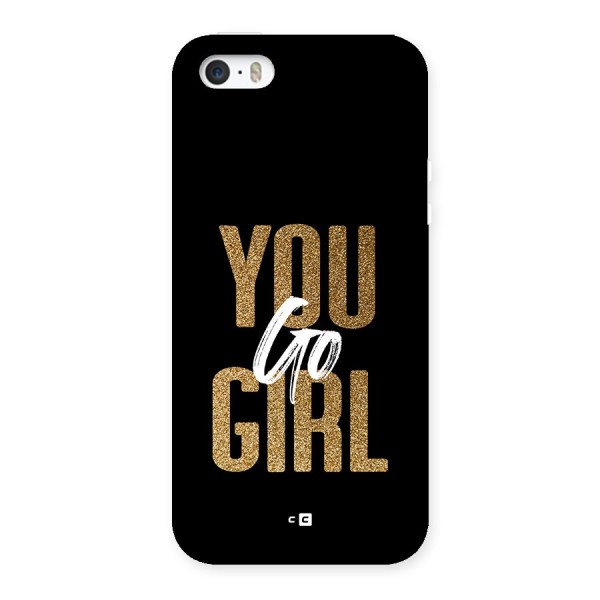 Confident Girl Back Case for iPhone 5 5s