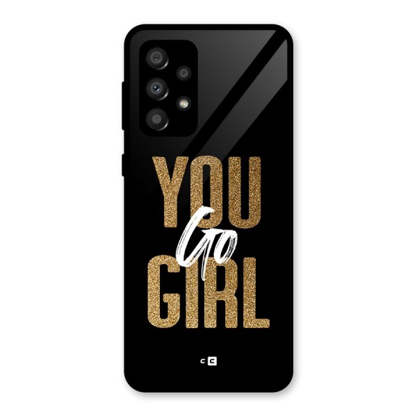 Confident Girl Glass Back Case for Galaxy A32