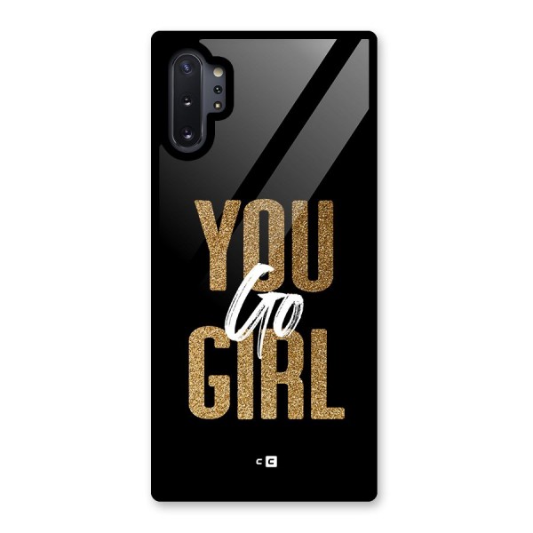 Confident Girl Glass Back Case for Galaxy Note 10 Plus