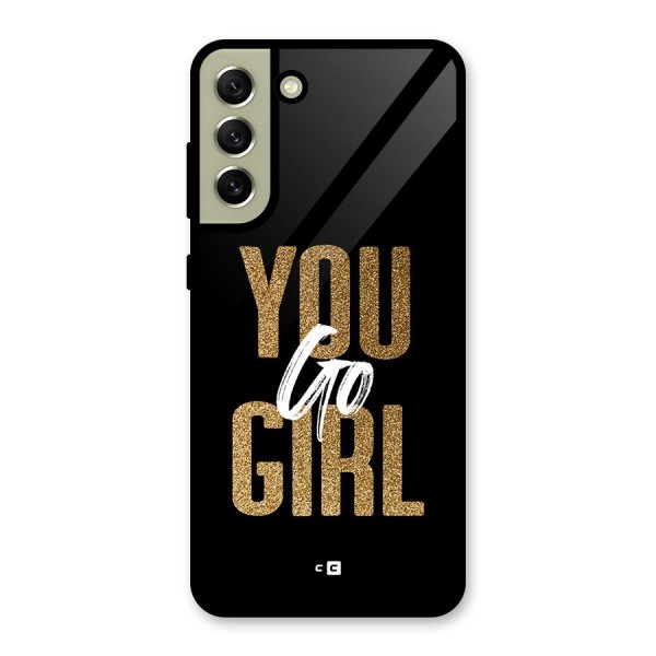 Confident Girl Glass Back Case for Galaxy S21 FE 5G