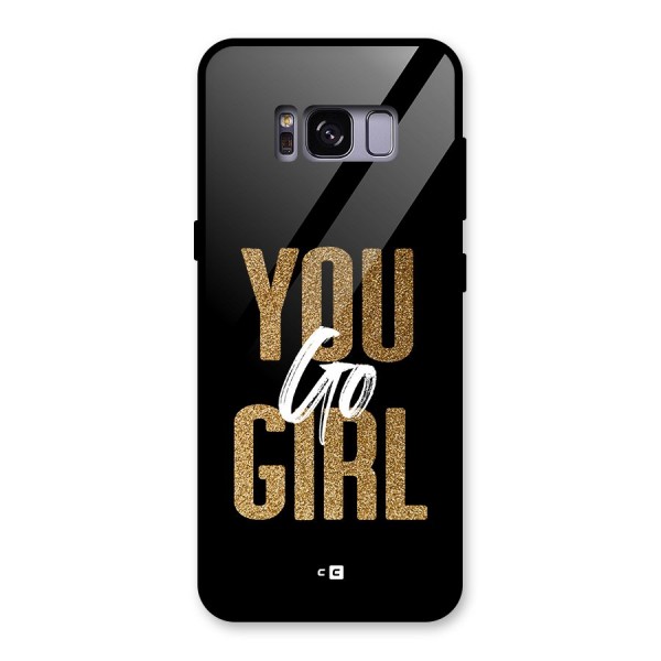 Confident Girl Glass Back Case for Galaxy S8