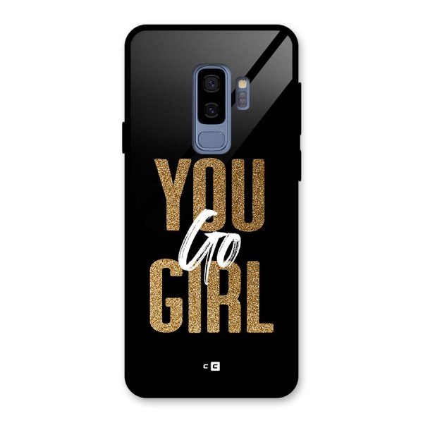 Confident Girl Glass Back Case for Galaxy S9 Plus