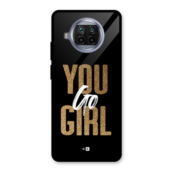 Confident Girl Glass Back Case for Mi 10i