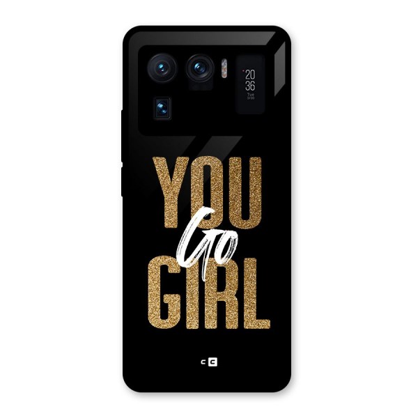 Confident Girl Glass Back Case for Mi 11 Ultra