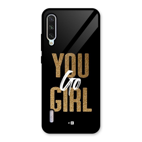 Confident Girl Glass Back Case for Mi A3