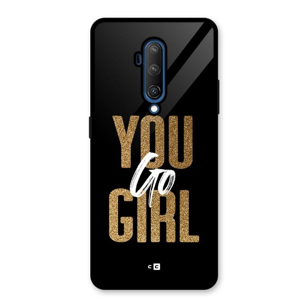 Confident Girl Glass Back Case for OnePlus 7T Pro