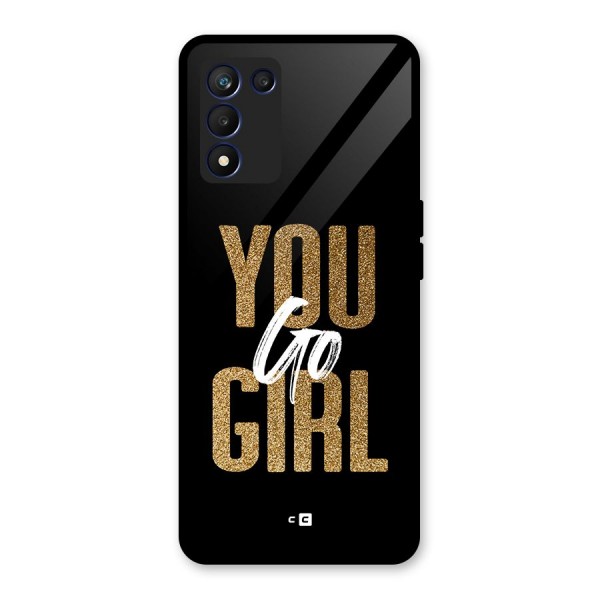 Confident Girl Glass Back Case for Realme 9 5G Speed