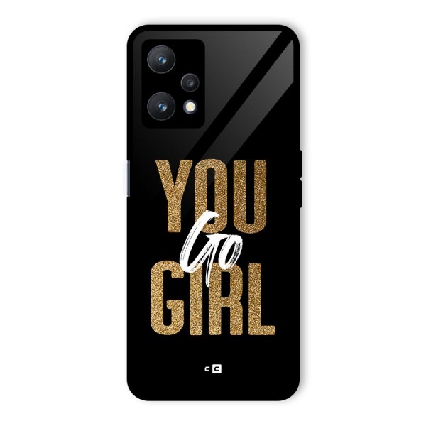 Confident Girl Glass Back Case for Realme 9 Pro 5G