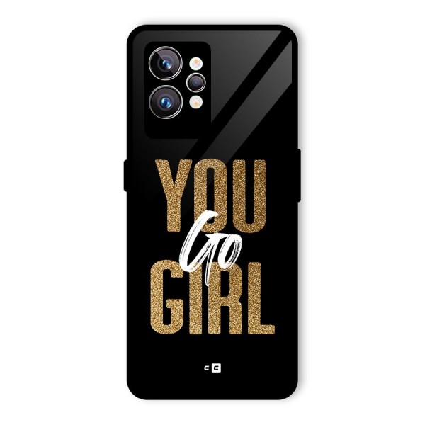 Confident Girl Glass Back Case for Realme GT2 Pro