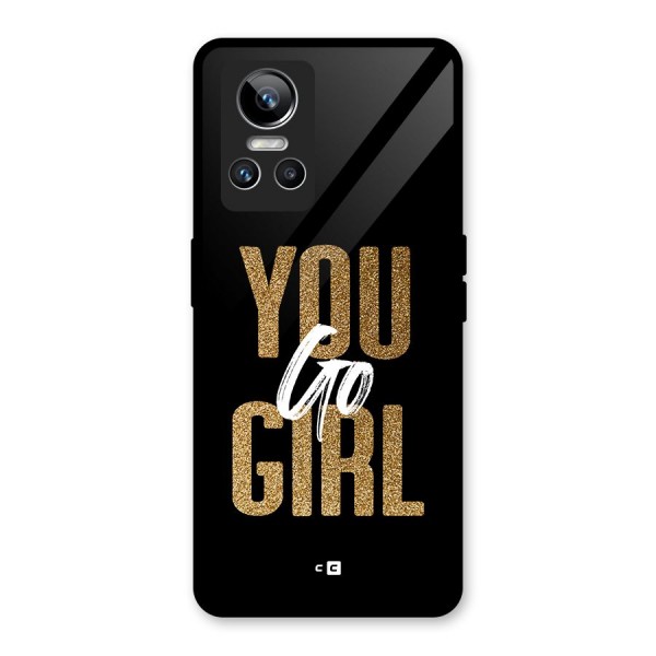 Confident Girl Glass Back Case for Realme GT Neo 3