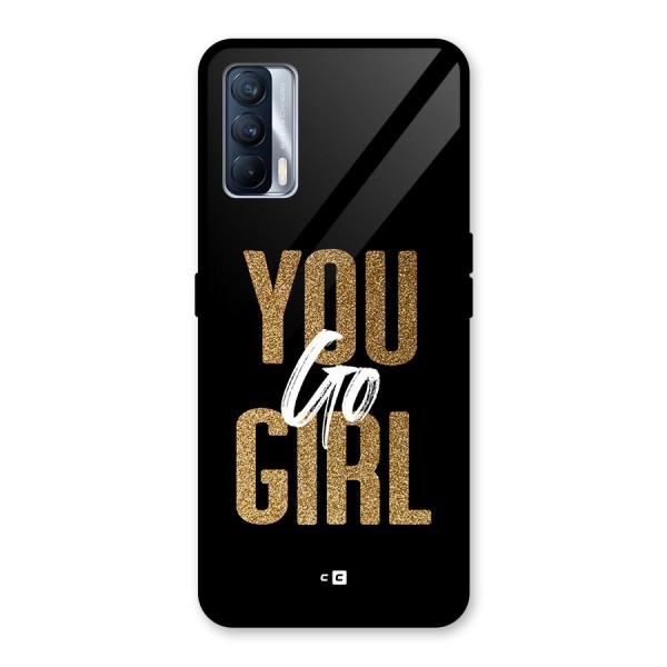 Confident Girl Glass Back Case for Realme X7