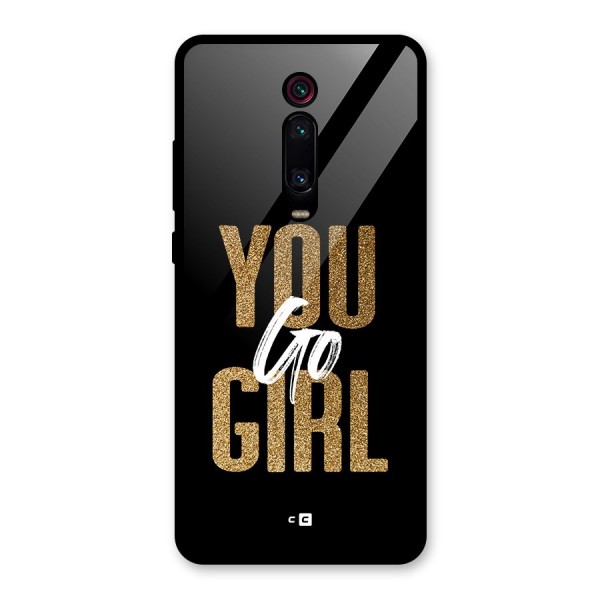 Confident Girl Glass Back Case for Redmi K20 Pro