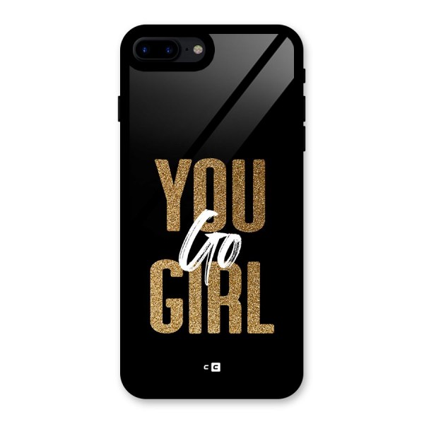 Confident Girl Glass Back Case for iPhone 7 Plus