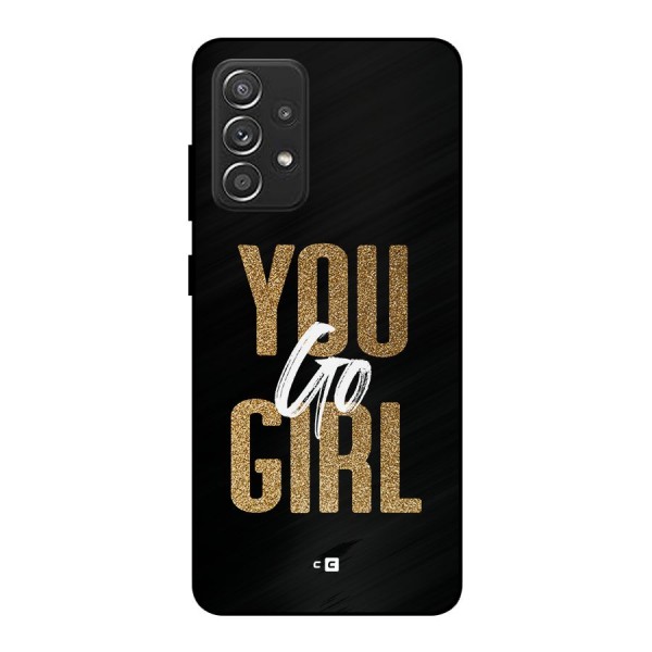 Confident Girl Metal Back Case for Galaxy A52