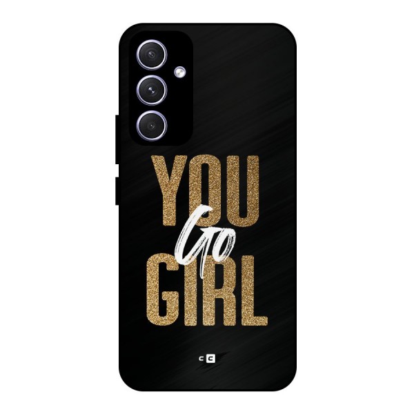 Confident Girl Metal Back Case for Galaxy A54