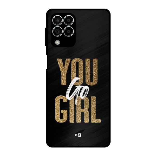 Confident Girl Metal Back Case for Galaxy M33