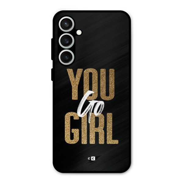 Confident Girl Metal Back Case for Galaxy S23 FE