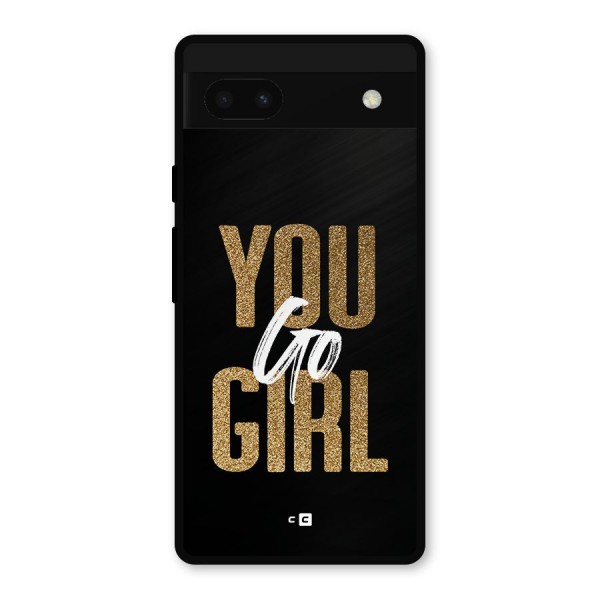 Confident Girl Metal Back Case for Google Pixel 6a