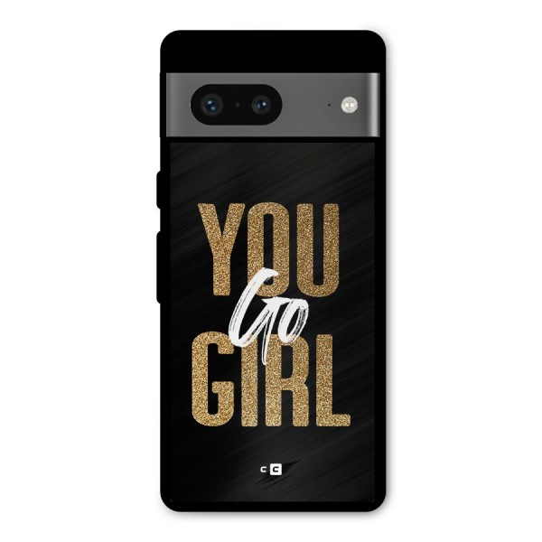 Confident Girl Metal Back Case for Google Pixel 7