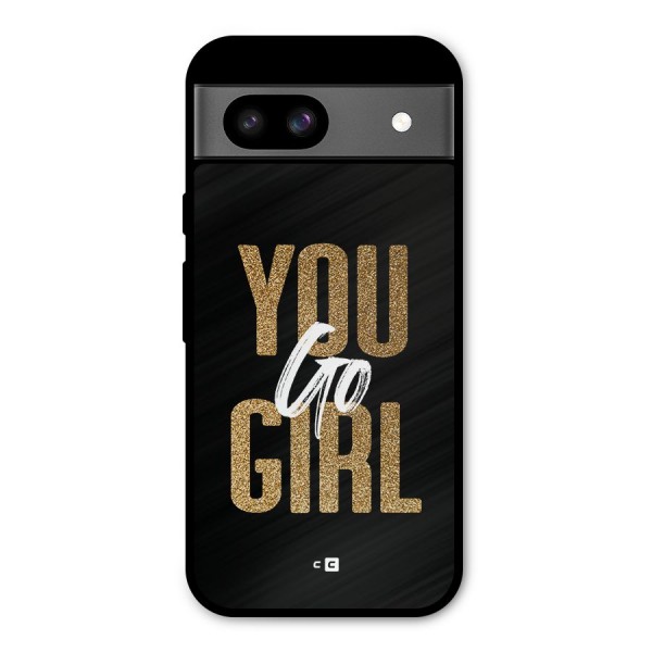 Confident Girl Metal Back Case for Google Pixel 8a