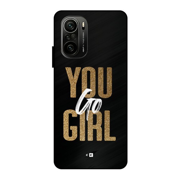 Confident Girl Metal Back Case for Mi 11X Pro