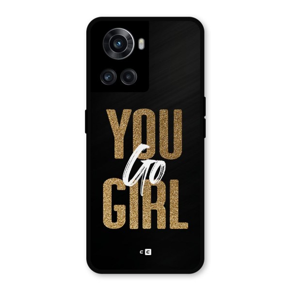 Confident Girl Metal Back Case for OnePlus 10R