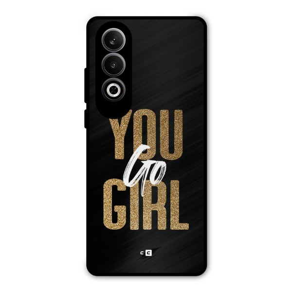 Confident Girl Metal Back Case for OnePlus Nord CE4