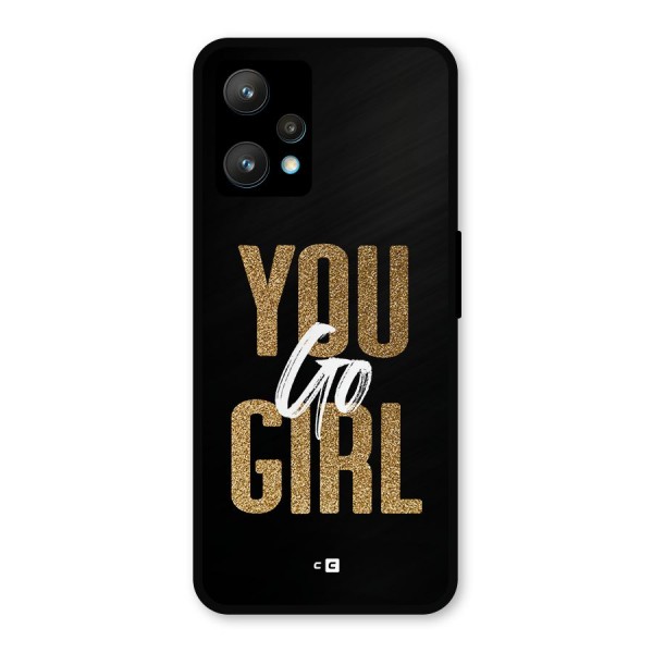 Confident Girl Metal Back Case for Realme 9