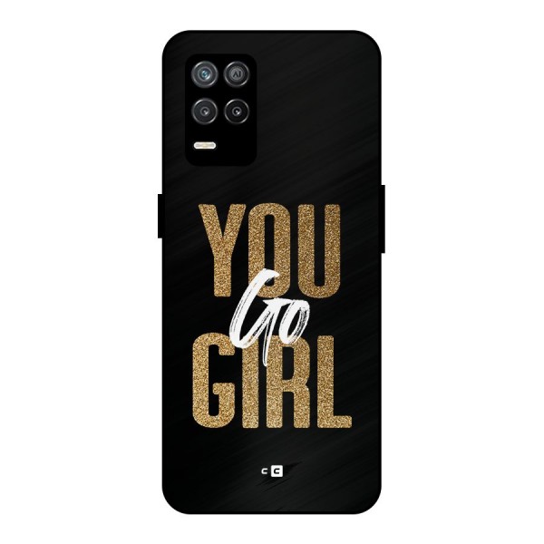 Confident Girl Metal Back Case for Realme 9 5G