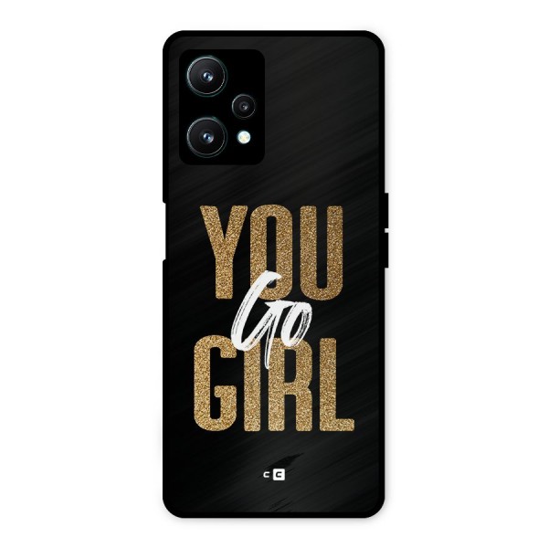 Confident Girl Metal Back Case for Realme 9 Pro 5G