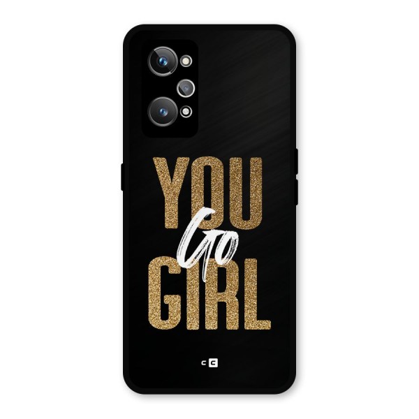 Confident Girl Metal Back Case for Realme GT 2