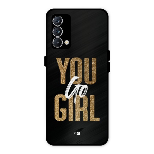 Confident Girl Metal Back Case for Realme GT Master Edition