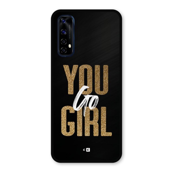 Confident Girl Metal Back Case for Realme Narzo 20 Pro