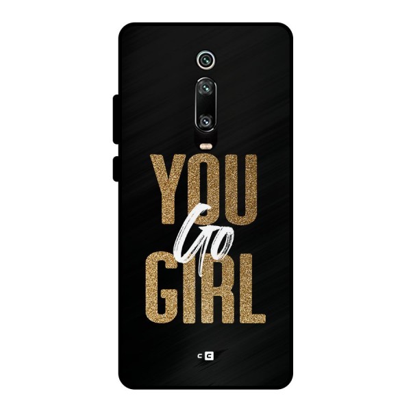 Confident Girl Metal Back Case for Redmi K20 Pro