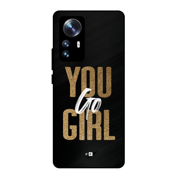 Confident Girl Metal Back Case for Xiaomi 12 Pro