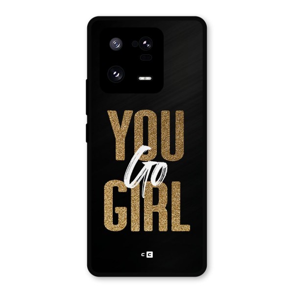 Confident Girl Metal Back Case for Xiaomi 13 Pro