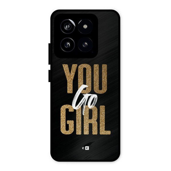 Confident Girl Metal Back Case for Xiaomi 14