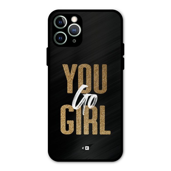 Confident Girl Metal Back Case for iPhone 11 Pro Max