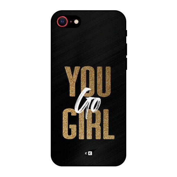 Confident Girl Metal Back Case for iPhone 7