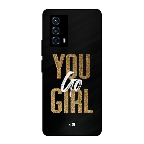 Confident Girl Metal Back Case for iQOO Z5