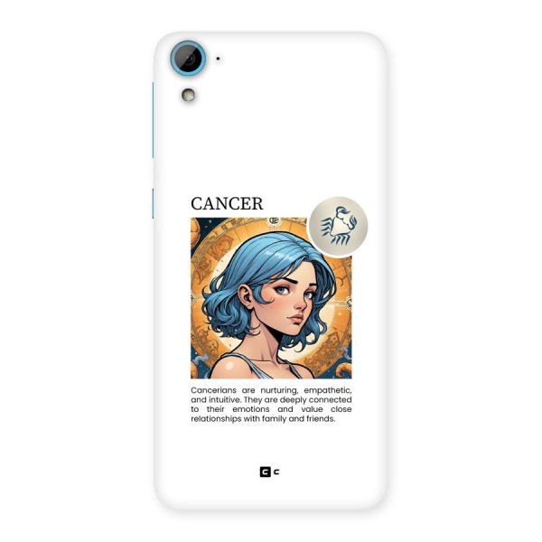 Connected Cancer Back Case for Desire 826