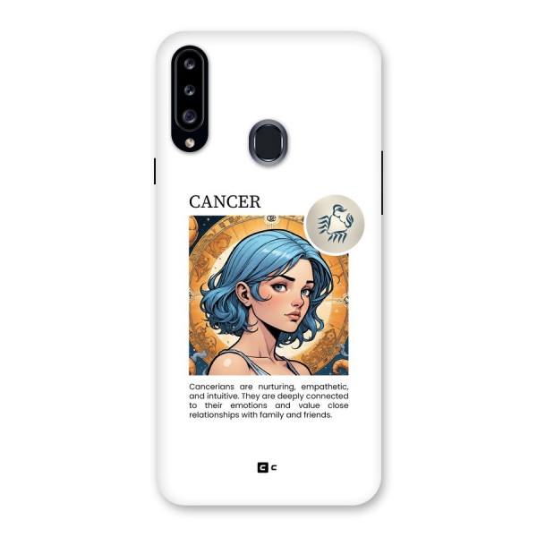 Connected Cancer Back Case for Galaxy A20s